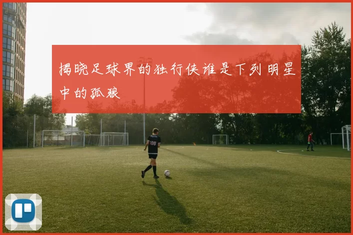 揭晓足球界的独行侠谁是下列明星中的孤狼